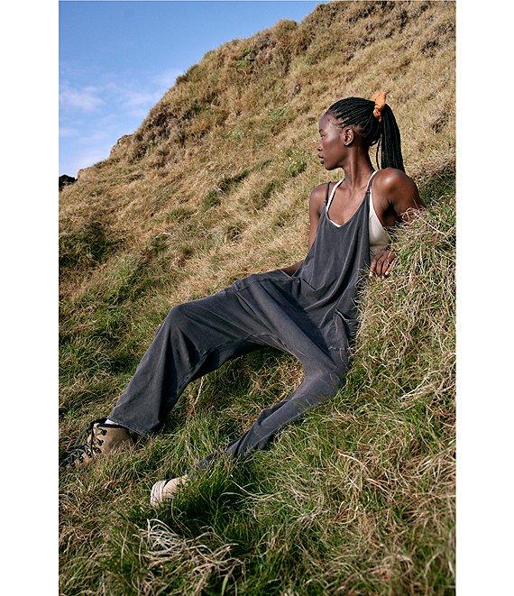Free People FP Movement Sleeveless Scoop Neck Ankle Length Patch Pocket Hot Shot Onesie Product Image