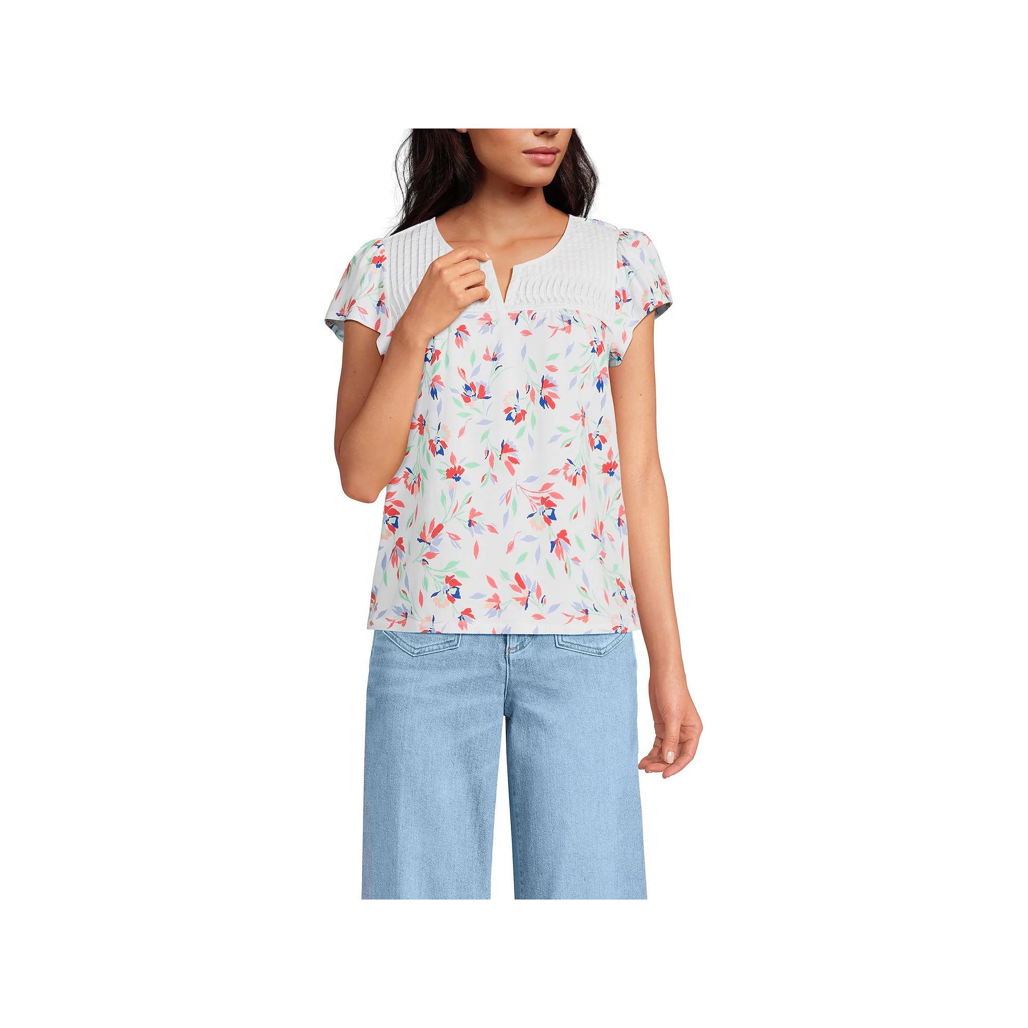 Women's Lands' End Lightweight Jersey Top,  Product Image