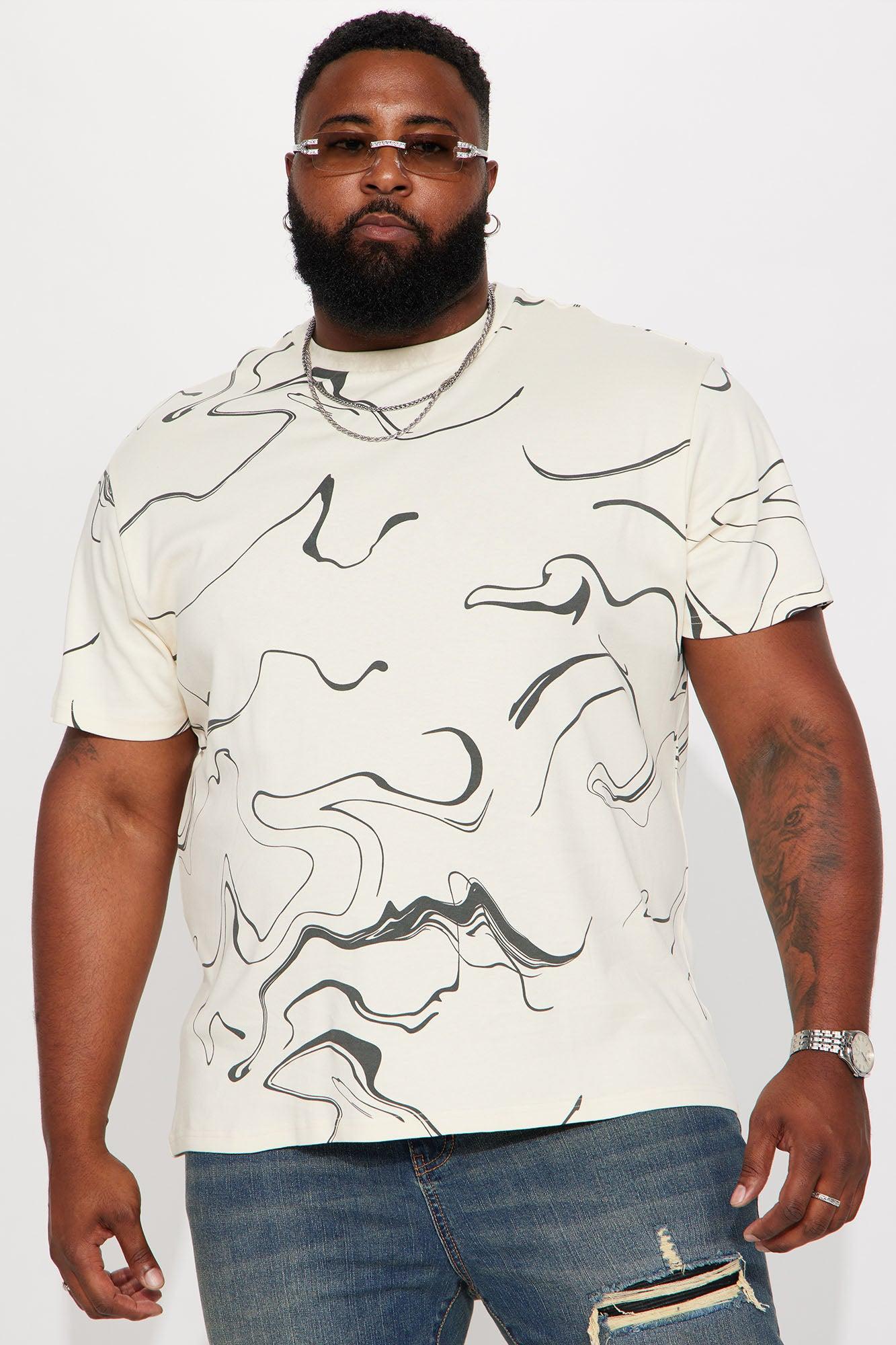 All the Marbles Short Sleeve Tee - Cream/combo Product Image