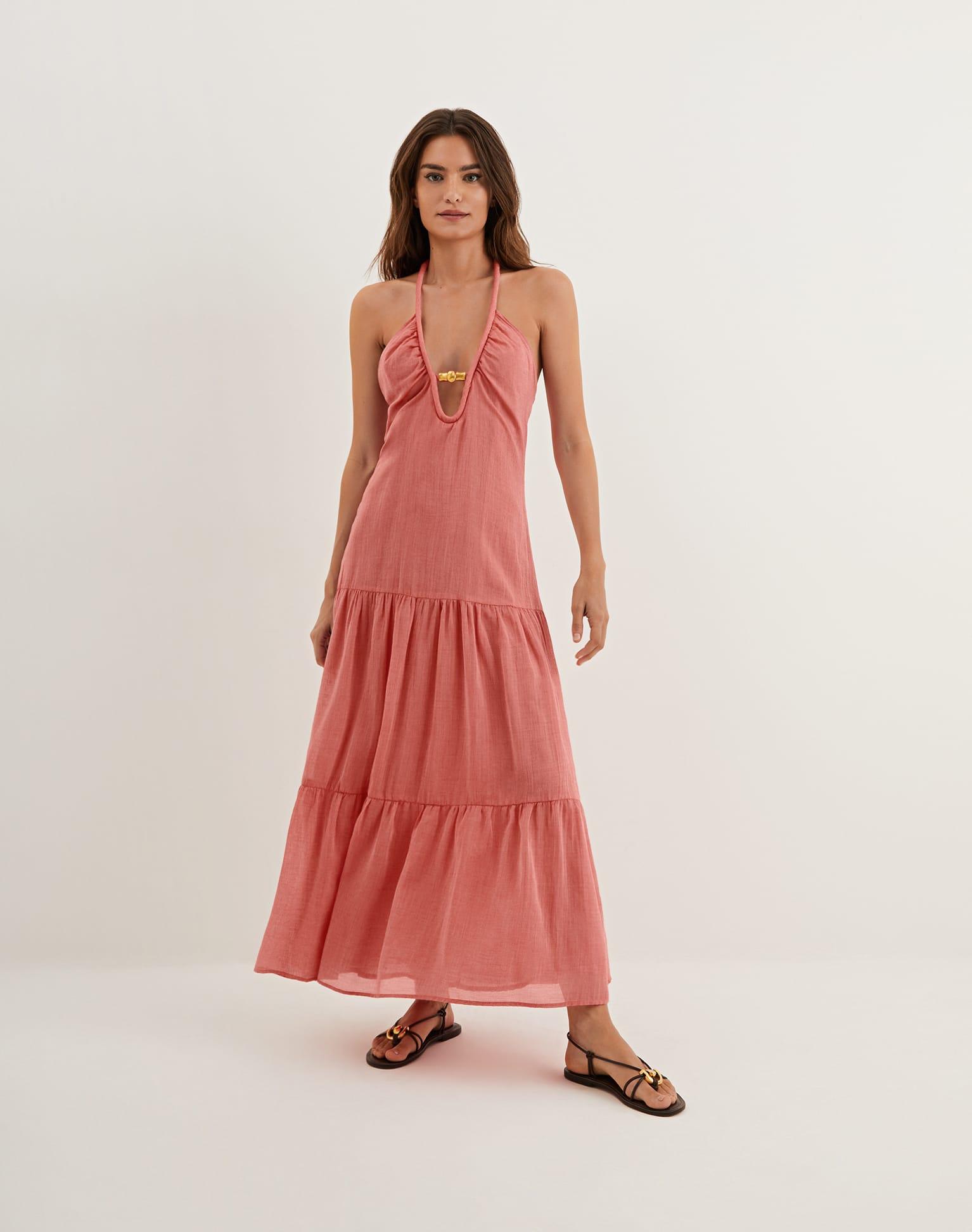 Cassia Maxi Dress - Ruby Product Image