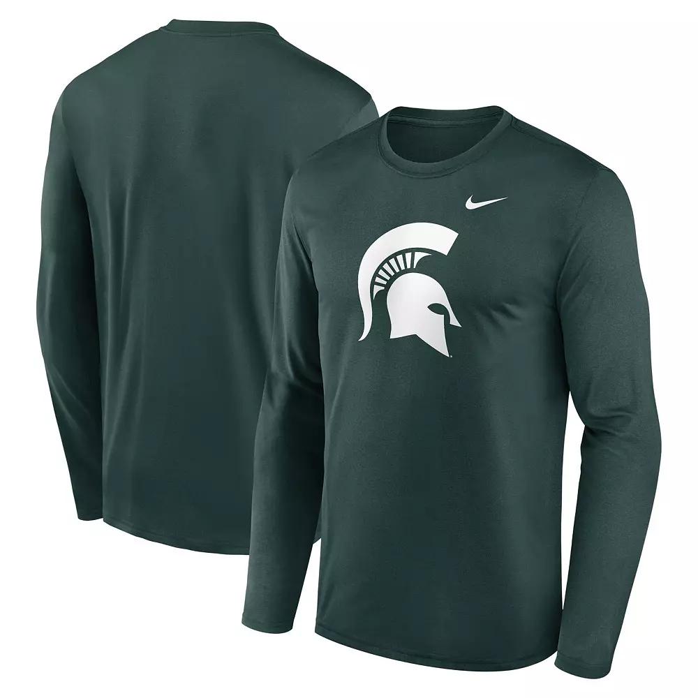 Men's Nike Green Michigan State Spartans Primetime Primary Legend Long Sleeve T-Shirt, Size: 2XL Product Image