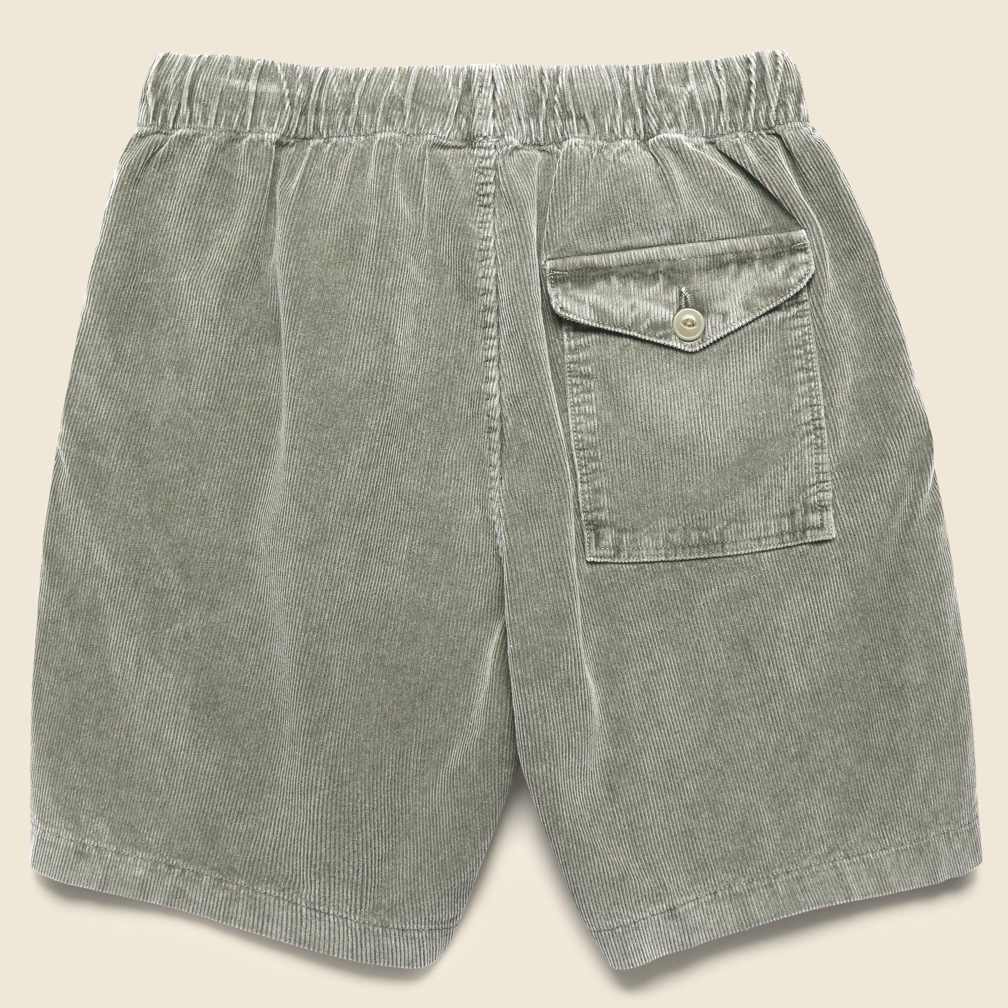 6" Corduroy Easy Short - Khaki Product Image