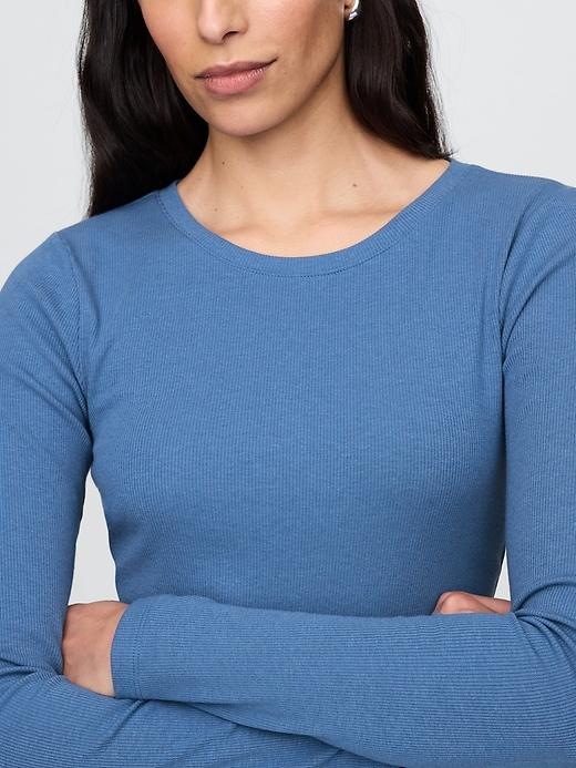 Modern Rib Crop T-Shirt Product Image