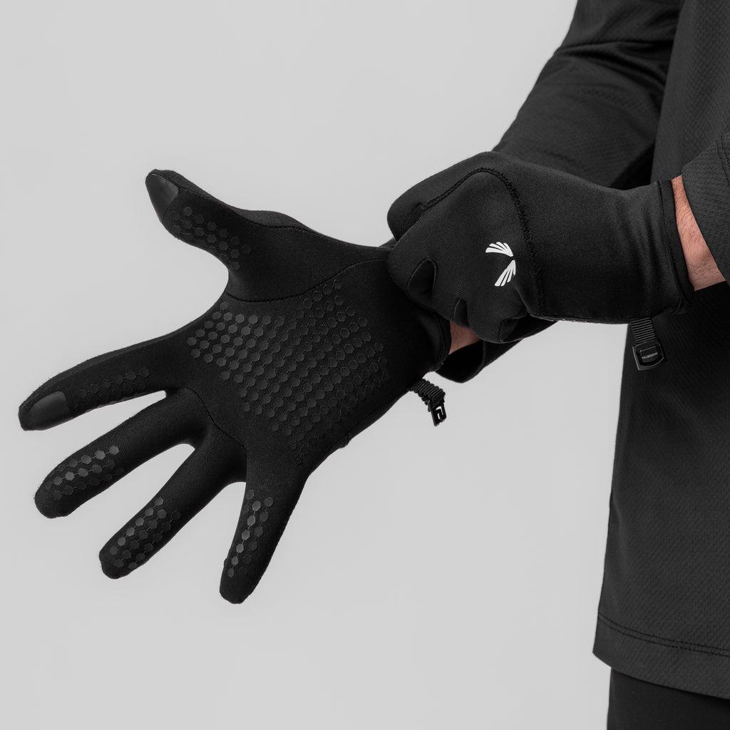 0671. Aeroheat® Lightweight Gloves - Black "Wings" Product Image