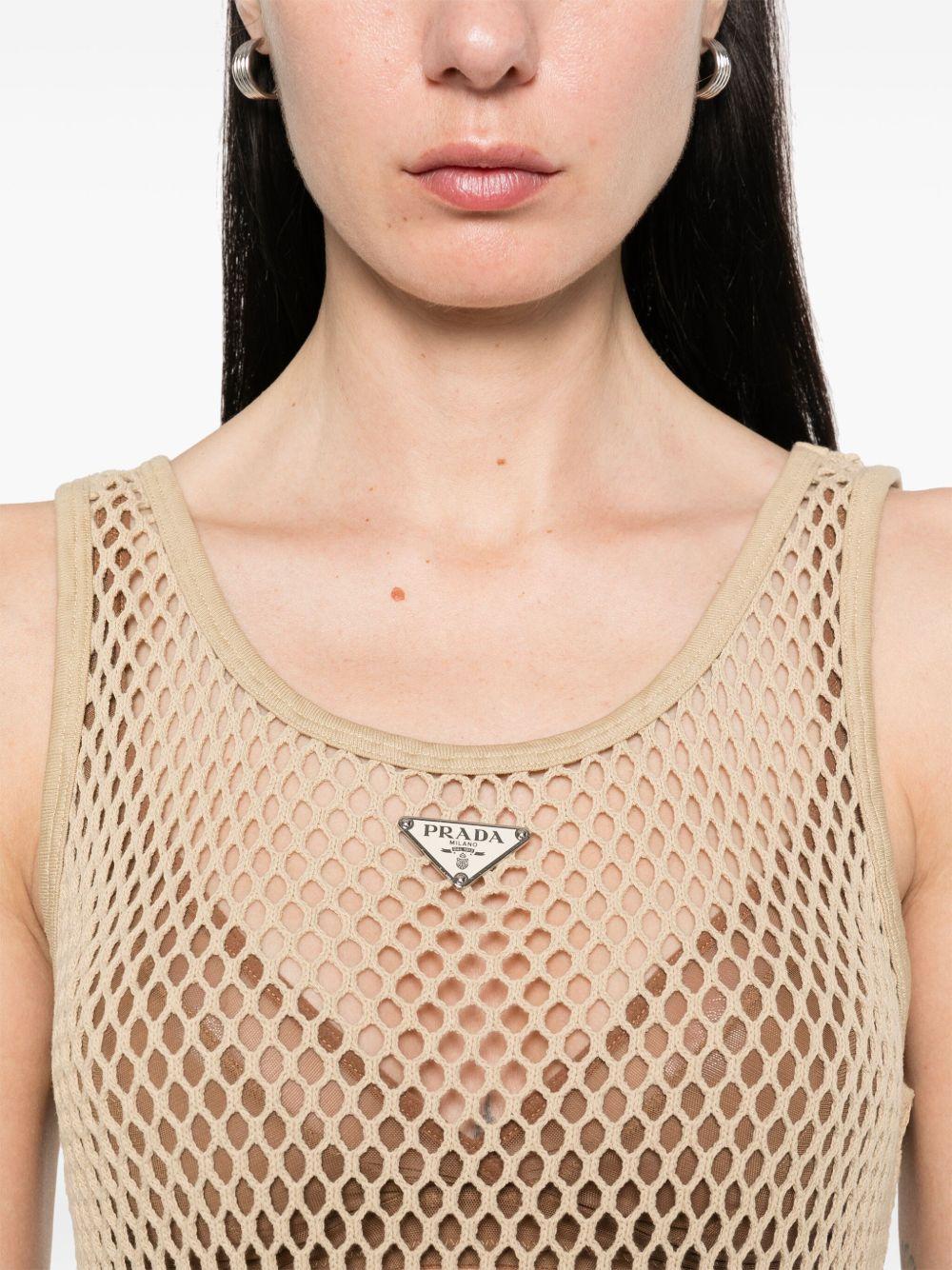 open-knit tank top Product Image