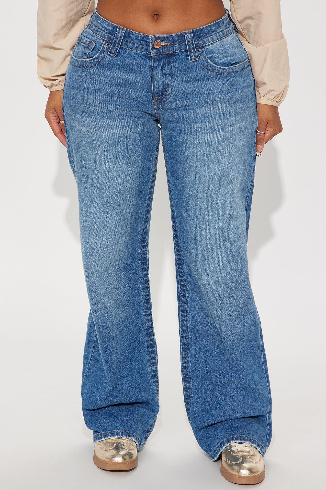 Line It Up Straight Leg Jeans - Medium Wash Female Product Image