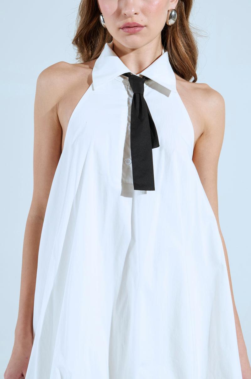 ZELDA POPLIN MINI DRESS Product Image