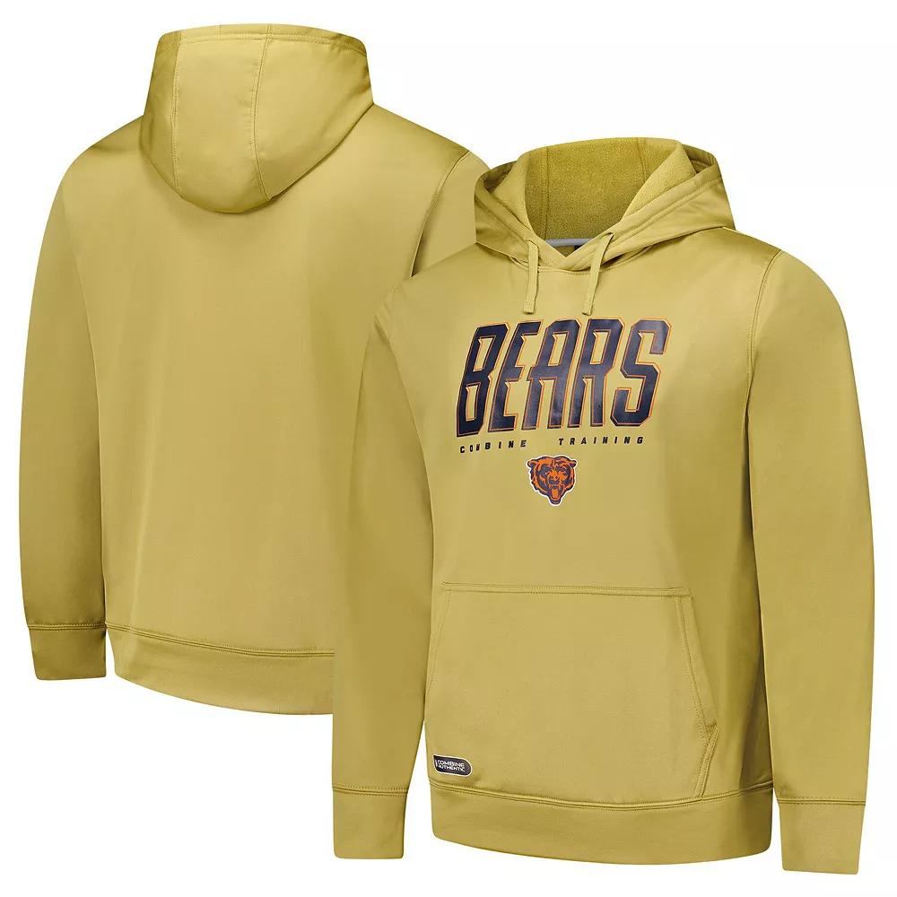 Men's Gold Chicago Bears Top Ranked Pullover Hoodie, Size: Medium Product Image