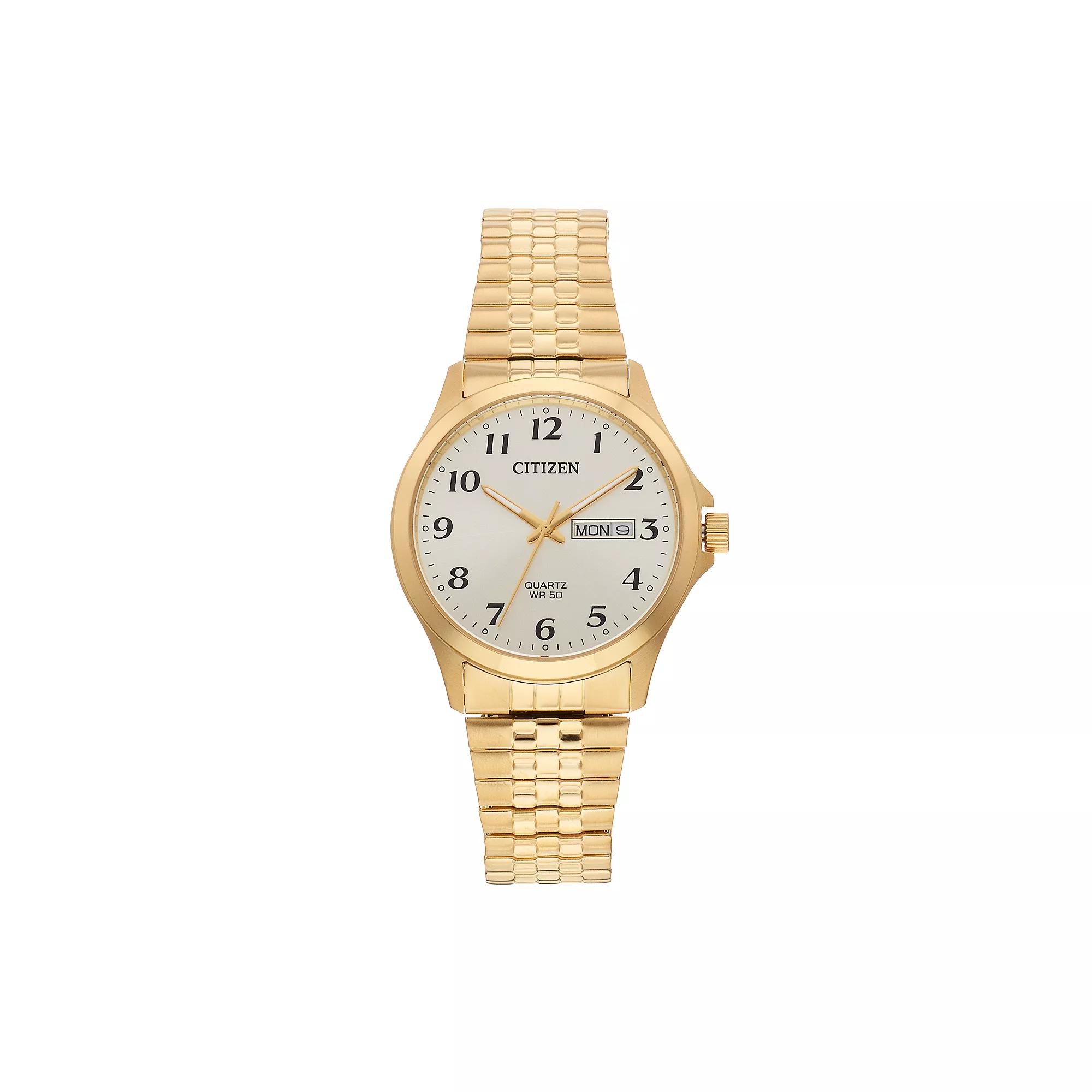 Citizen Mens Stainless Steel Expansion Watch - BF5002-99P Gold Tone Product Image