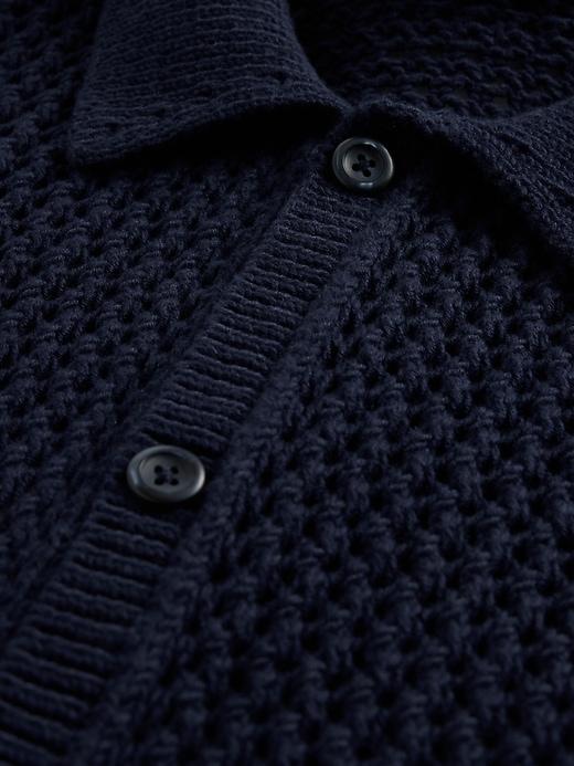 Mesh Sweater Shirt Product Image