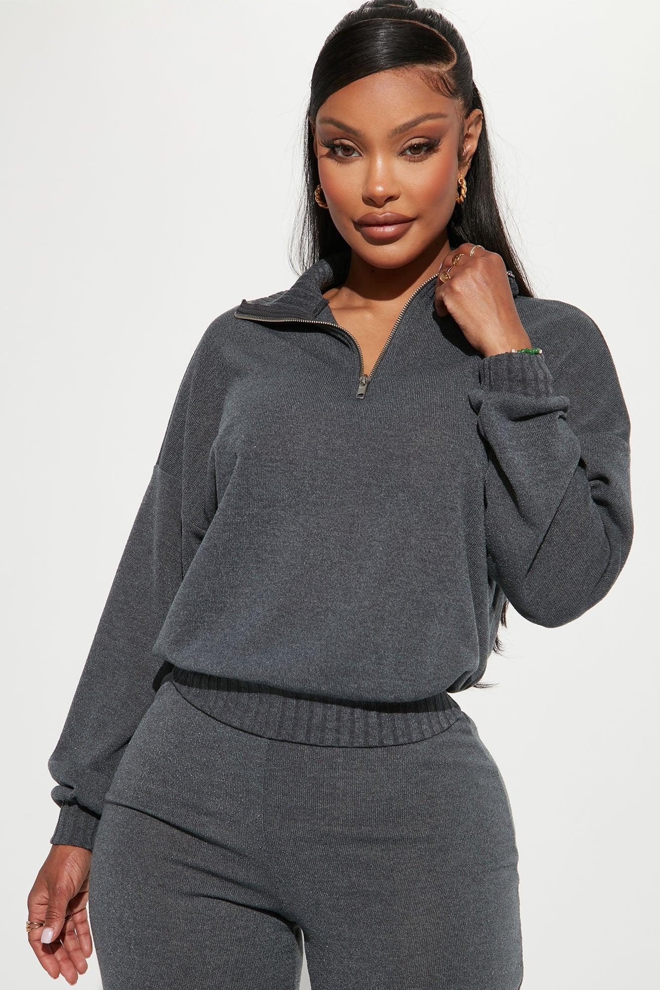 Right Again Jogger Set  - Charcoal Product Image