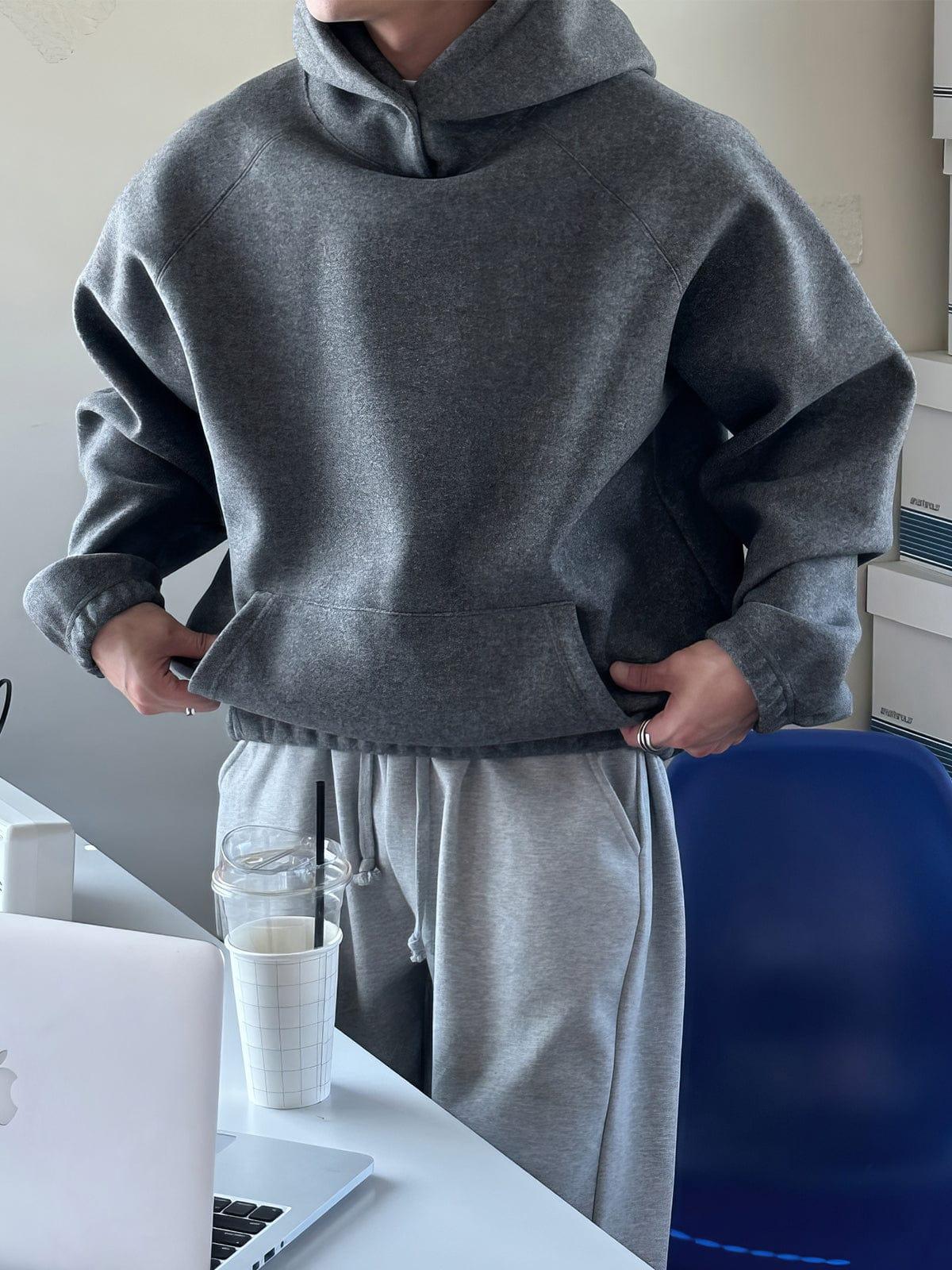 RT No. 12457 DARK GRAY HEAVY PULLOVER HOODIE Product Image