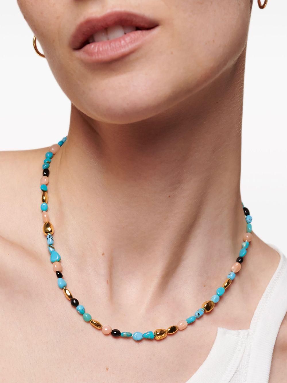 Rio beaded turquoise necklace Product Image