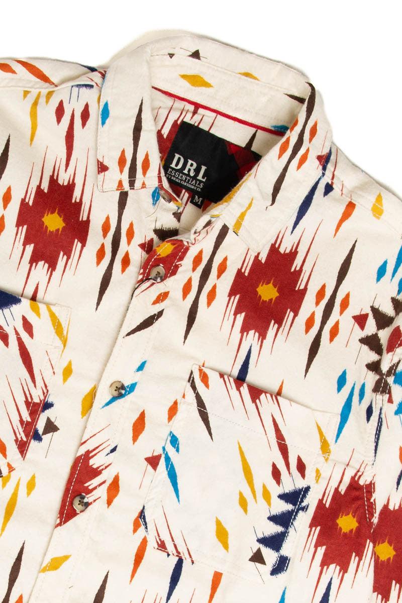 Ecru Southwest Flannel Shirt Product Image