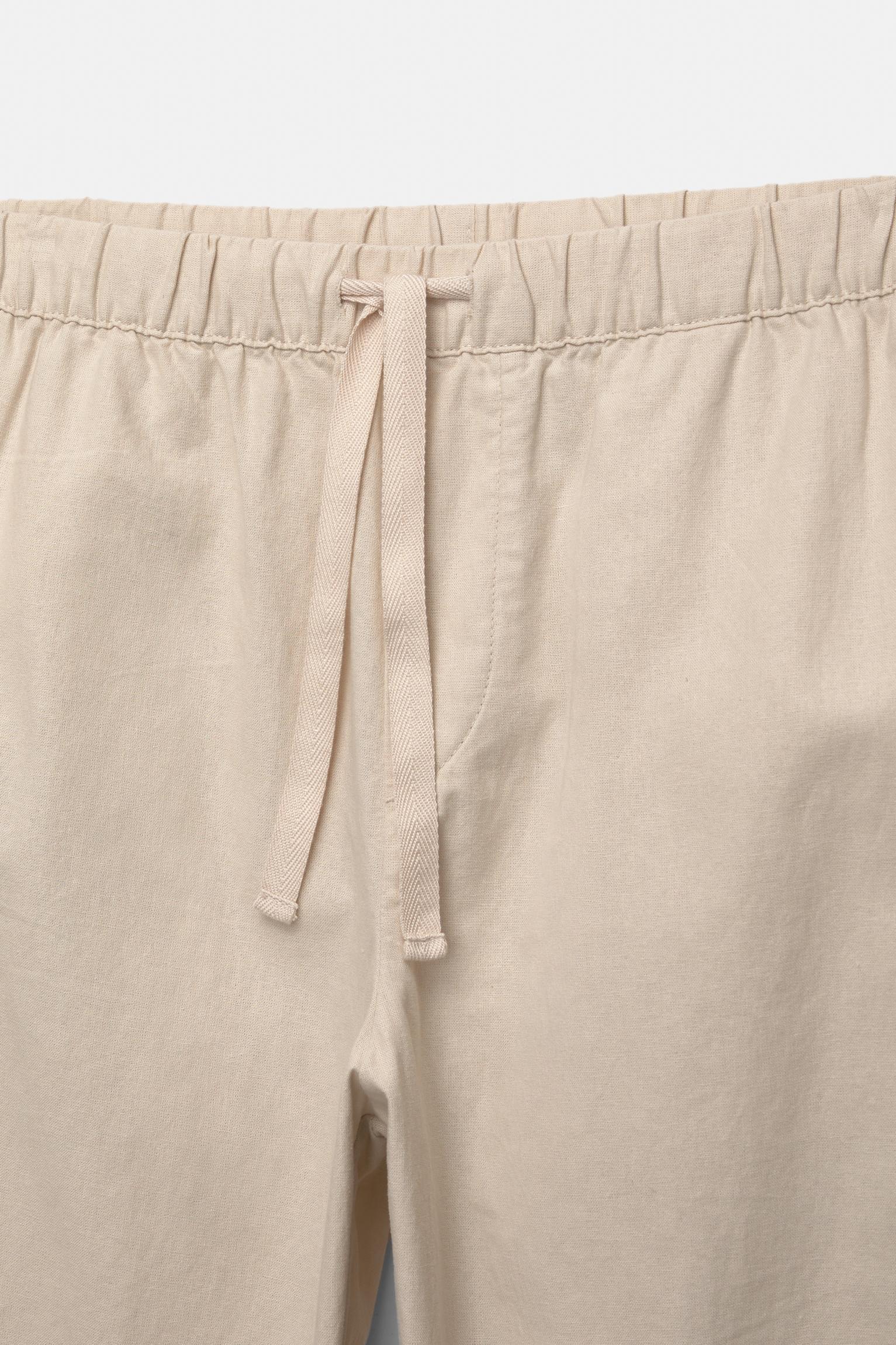 Linen blend sweatpants Product Image