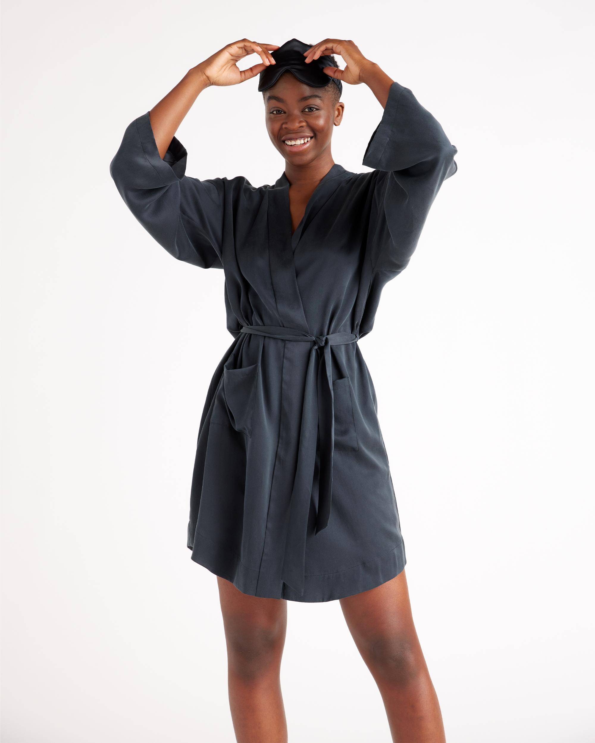 Quince | Women's Robe Mulberry Silk Product Image