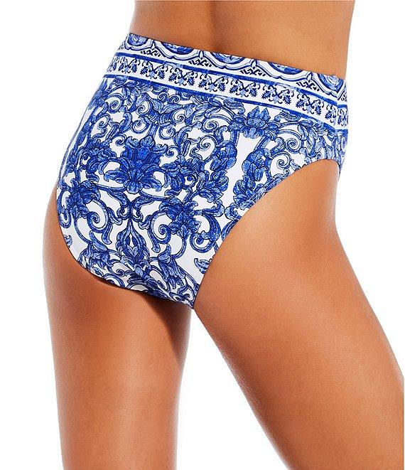 Antonio Melani Ornate Border High Waisted Swim Bottom Product Image