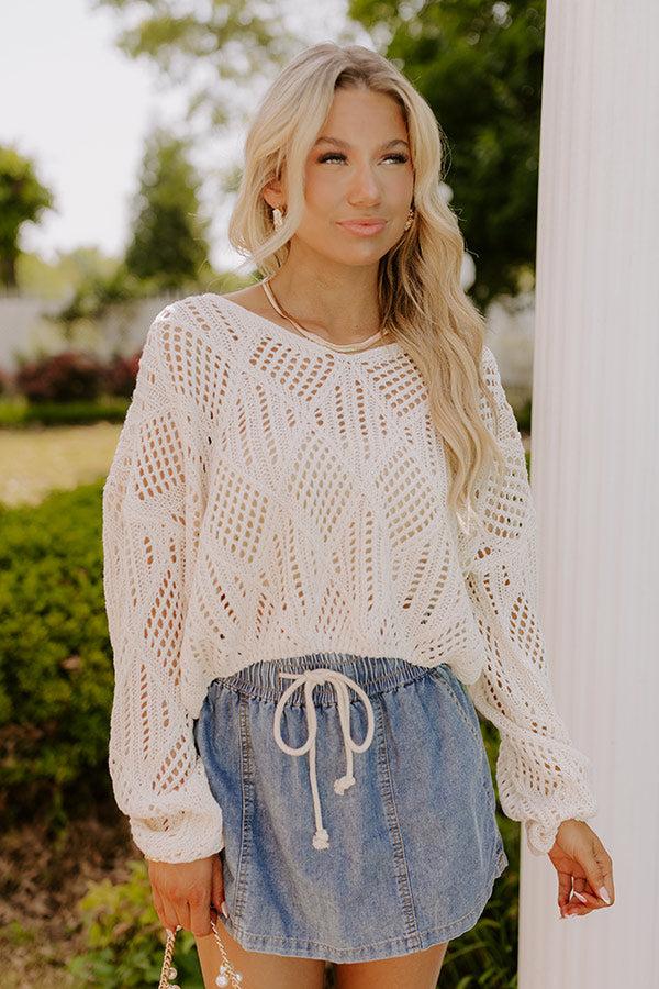 Feeling Breezy Knit Top Product Image