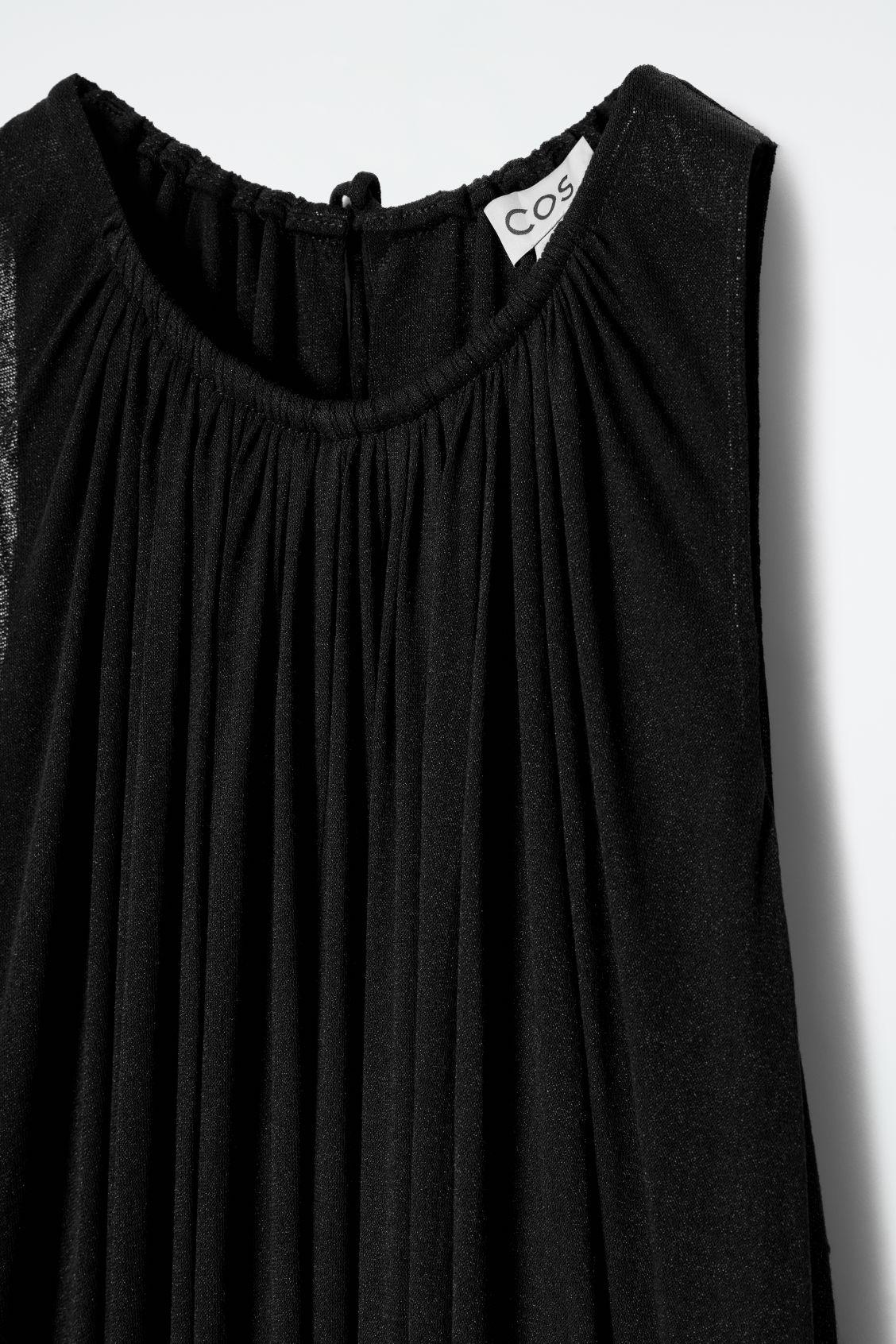 GATHERED HALTERNECK MAXI DRESS Product Image