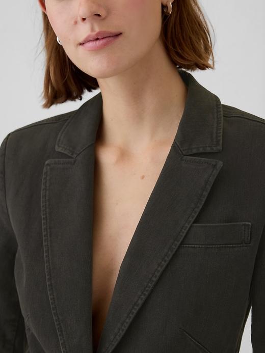 Denim Blazer Product Image