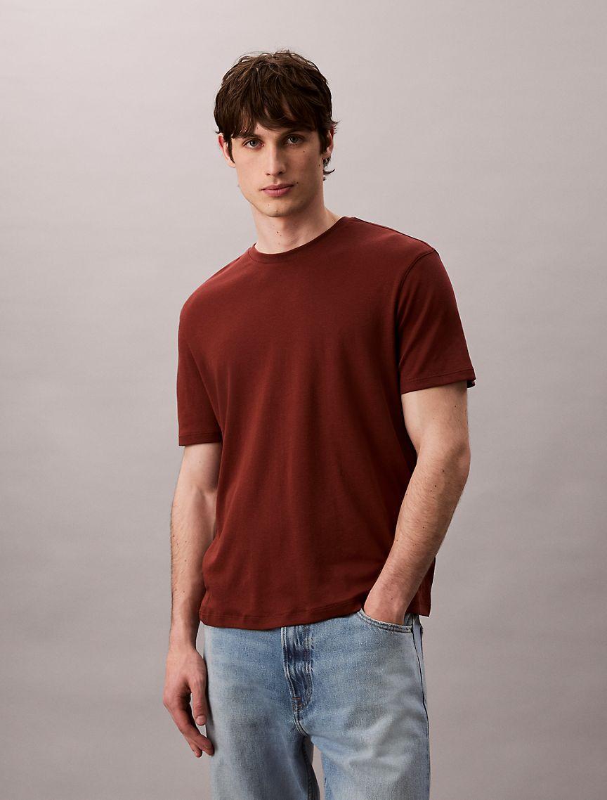 Calvin Klein Mens Supima Cotton Crewneck T-Shirt - Neutral Product Image