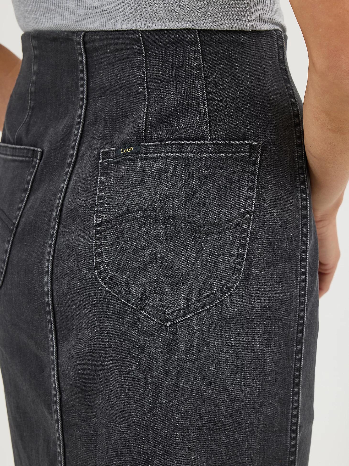 Women's High Rise Front Slit Pull On Skirt | Women's Skirts & Dresses | Lee® Product Image