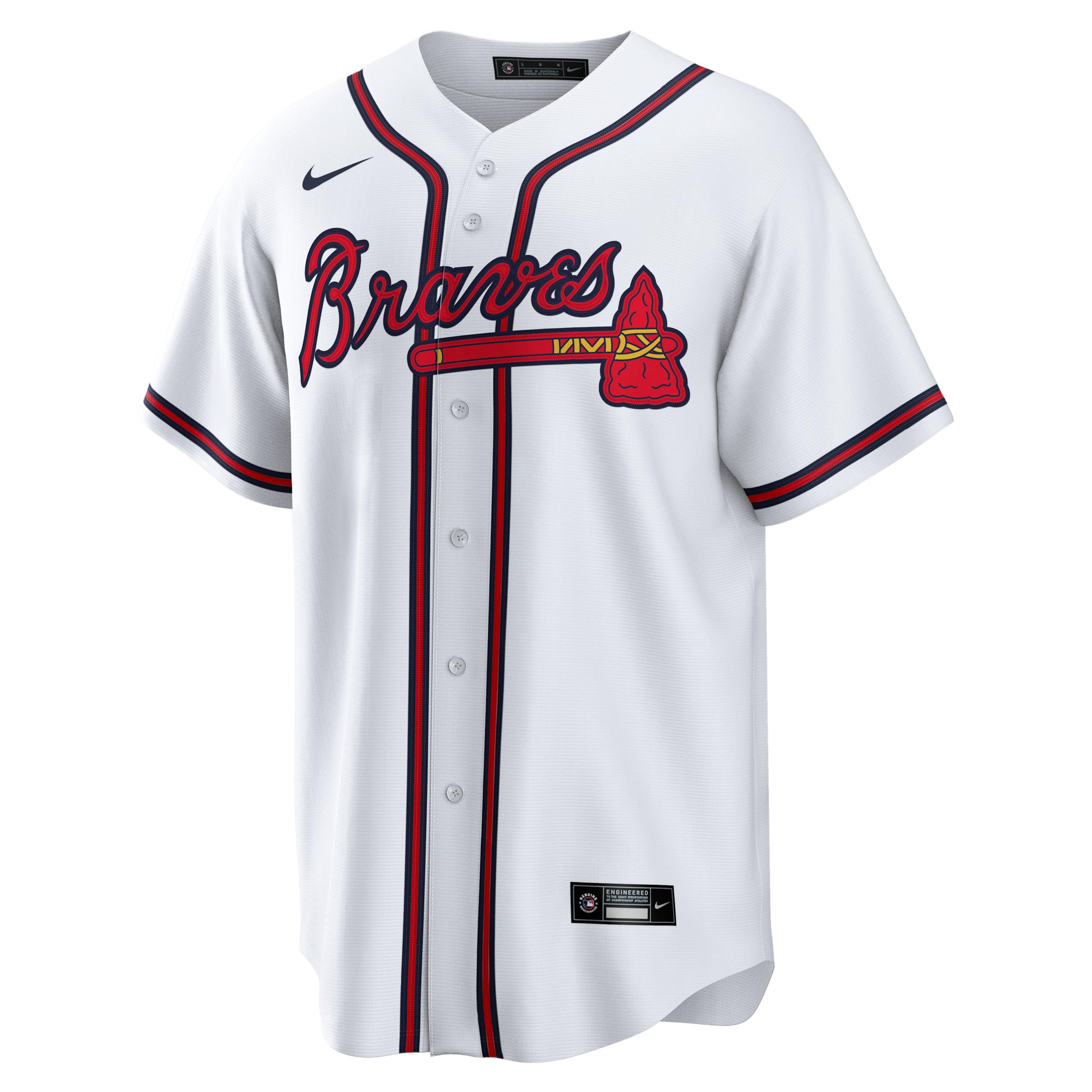 Spencer Strider Atlanta Braves Nike Mens MLB Replica Jersey | T770AWWHAW7-3Z7 Product Image