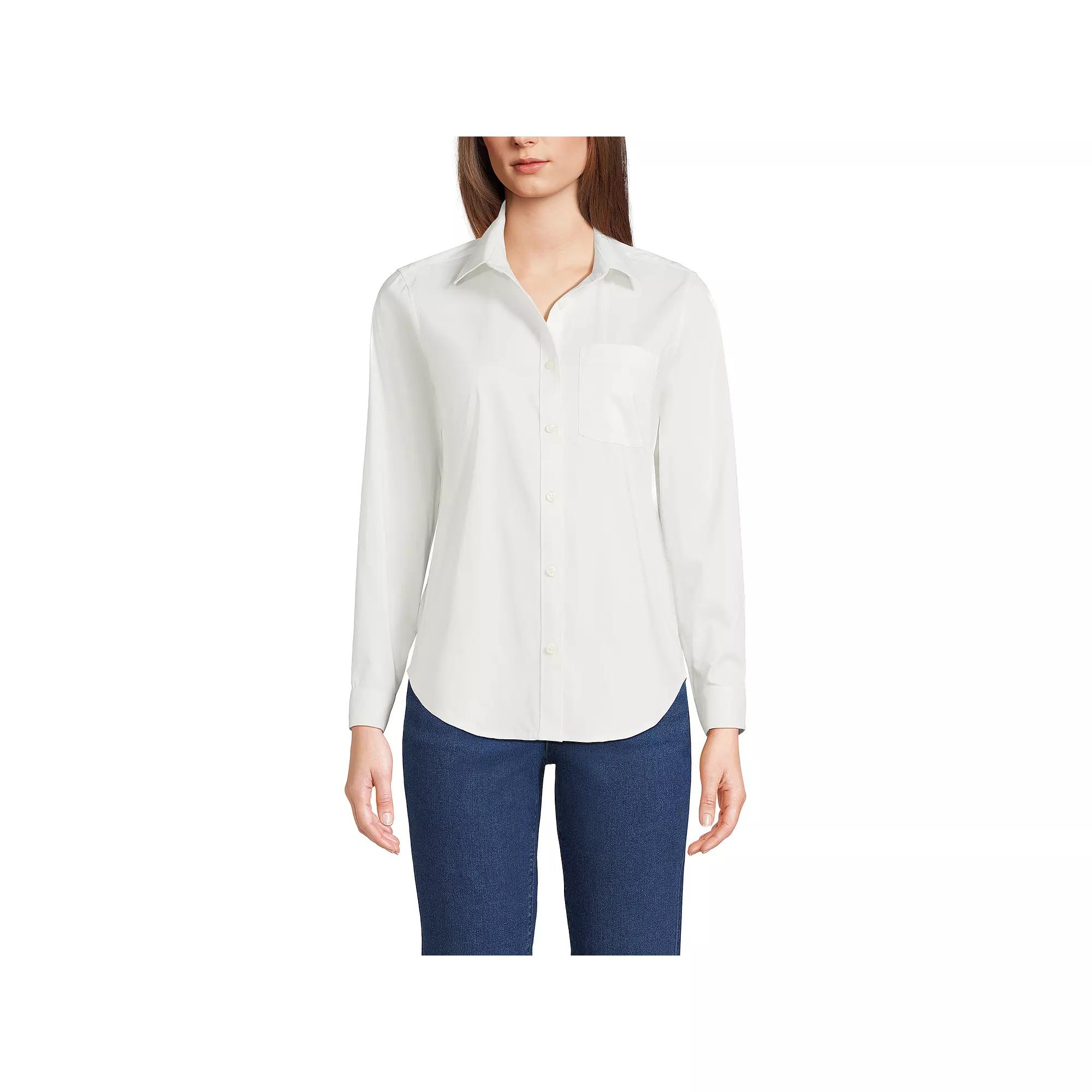 Women's Lands' End Cooling Button-Front Shirt,  Product Image