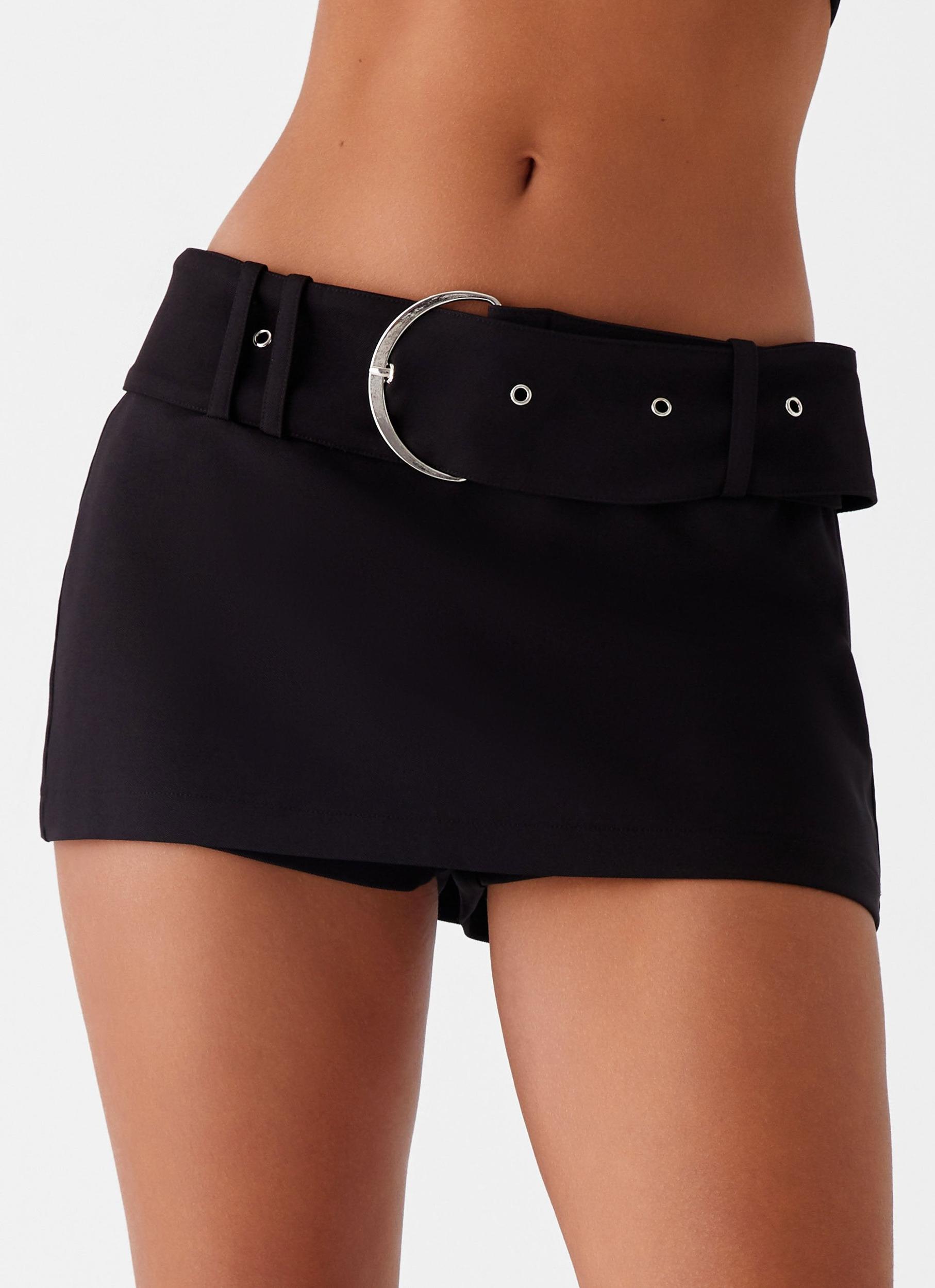 Paparazzi Mini Skort - Black Product Image