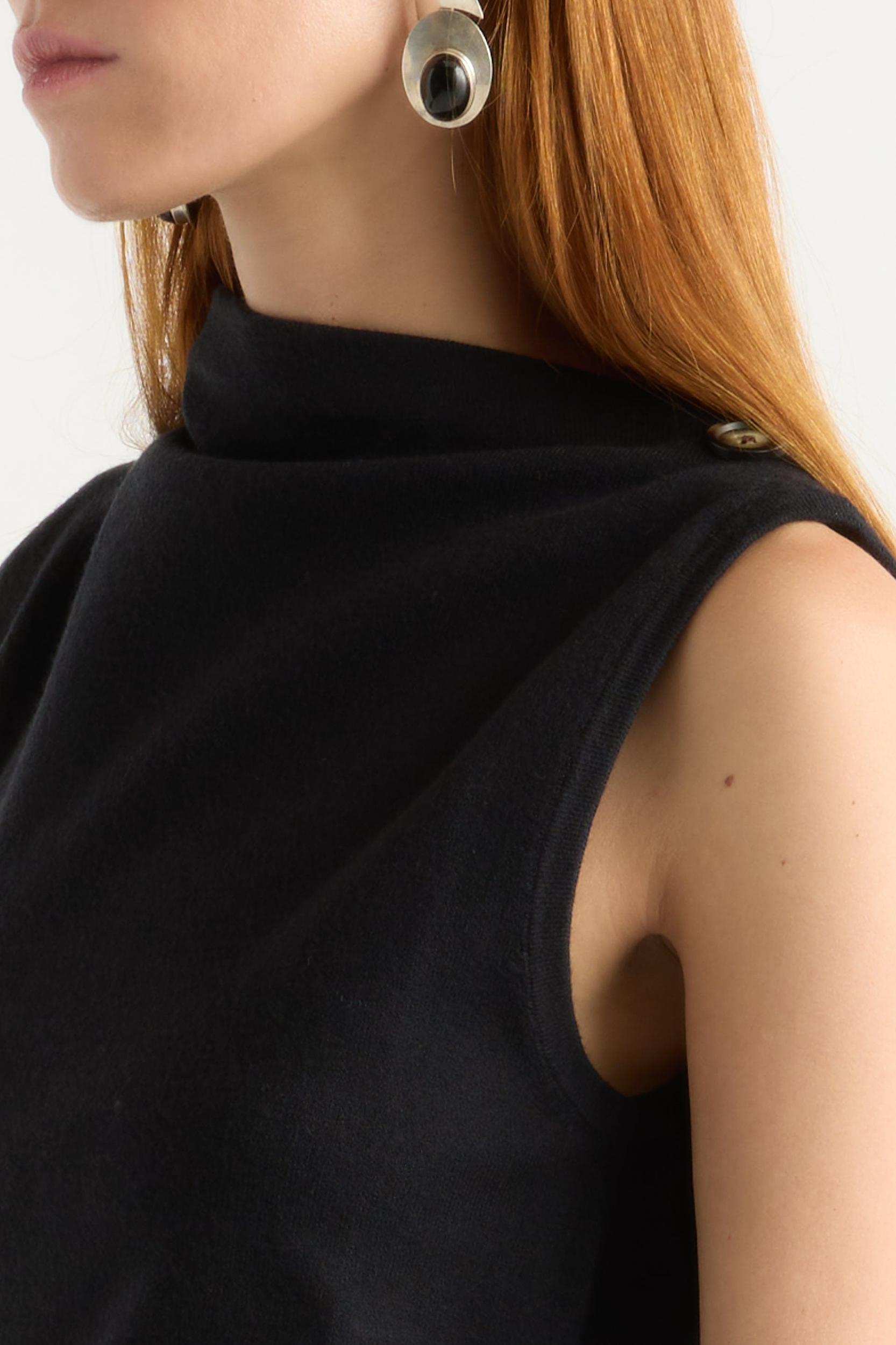 Abel Asymmetric-Neck Dress Product Image