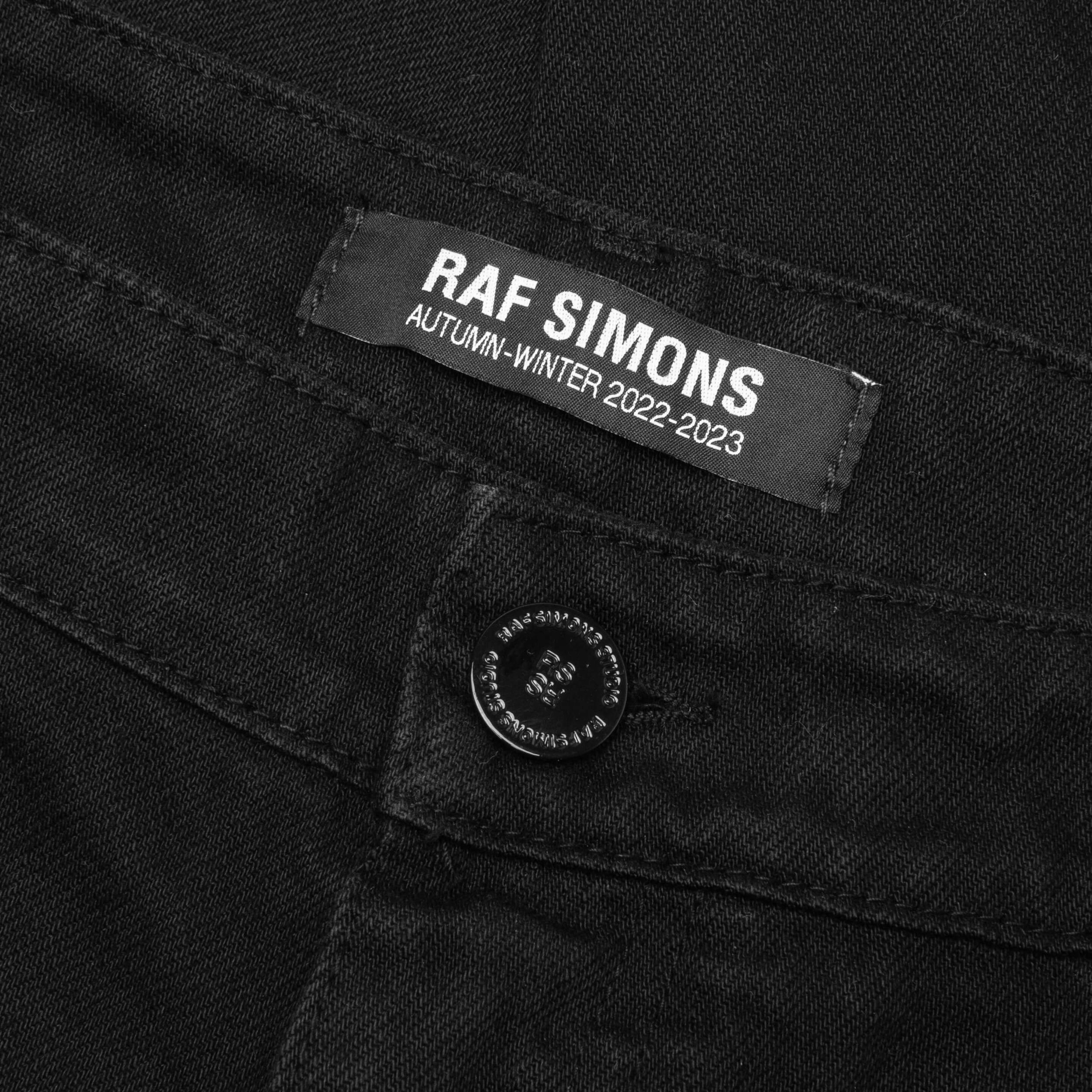 Slim Fit Denim Pants - Black Male Product Image