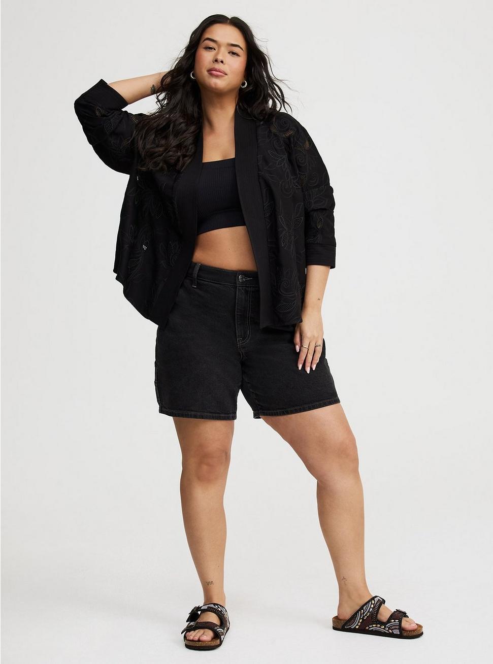 Washed Twill Embroidered Jacket Product Image