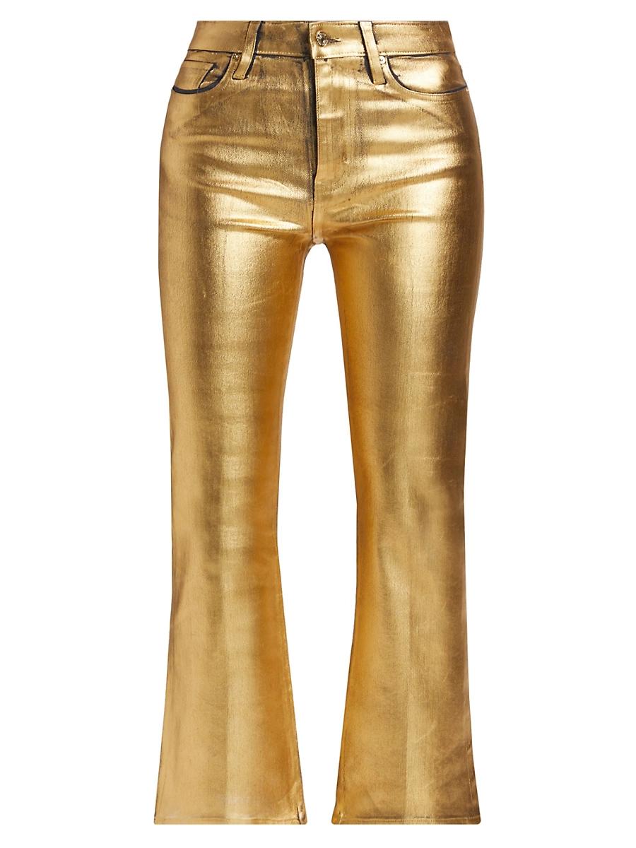 Womens Le Crop Coated Mini Boot Pants Product Image