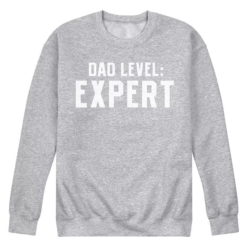 Men's Dad Level Expert Fleece Sweatshirt,  Product Image