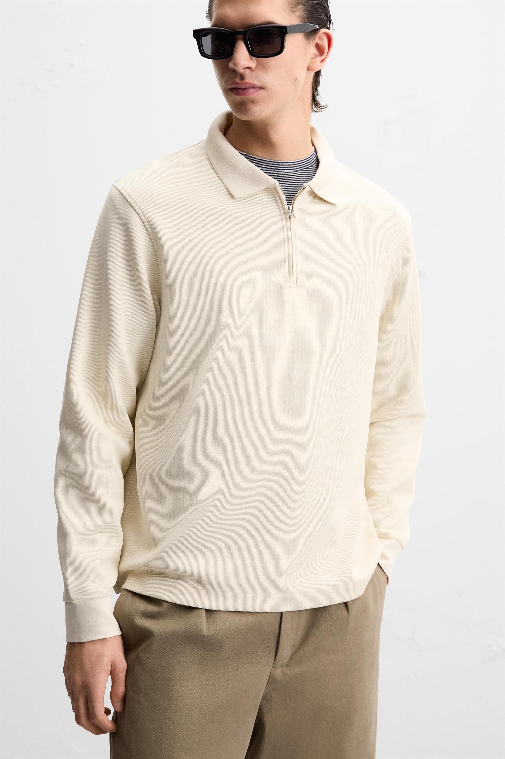 QUARTER ZIP POLO Product Image