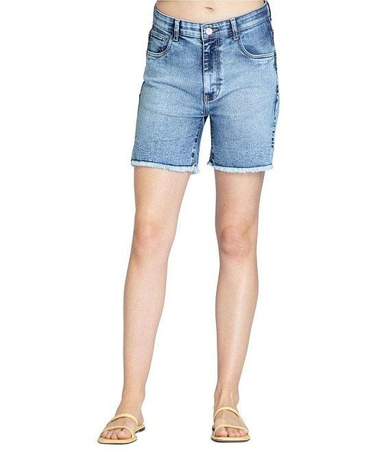 APNY Denim Mid Rise Shorts Product Image