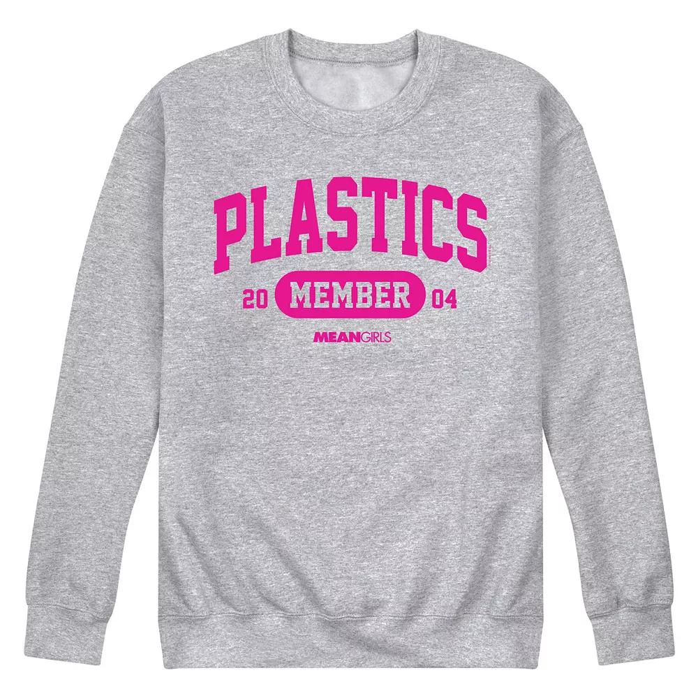Men's Mean Girls Plastics Member Fleece Sweatshirt,  Product Image