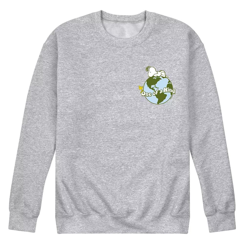 Men's Peanuts One Of Kind Earth Sweatshirt,  Product Image