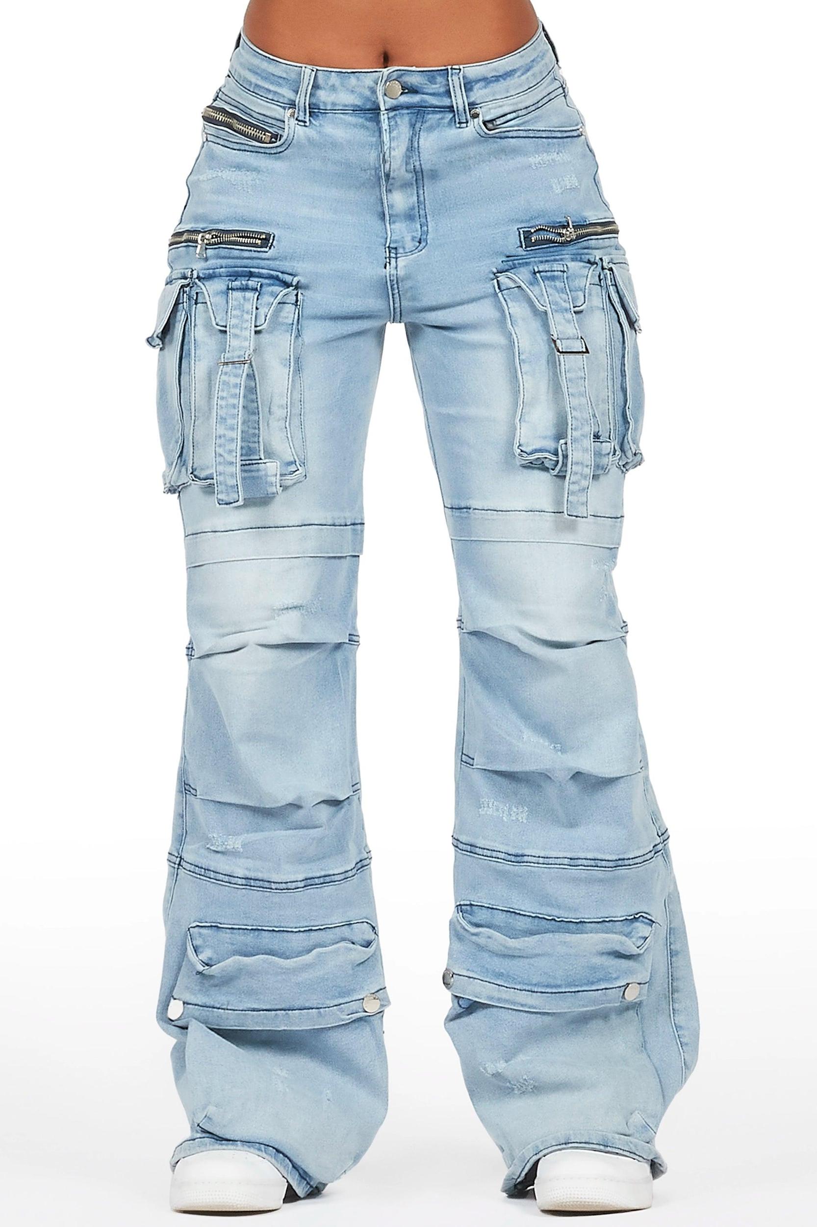 Tarella Light Wash Wide Leg Jean Female Product Image