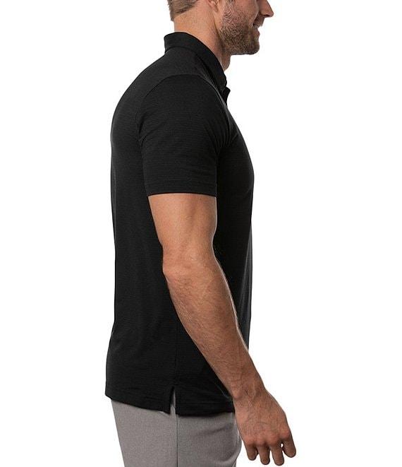 TravisMathew The Heater Performance Stretch Short Sleeve Polo Shirt Product Image