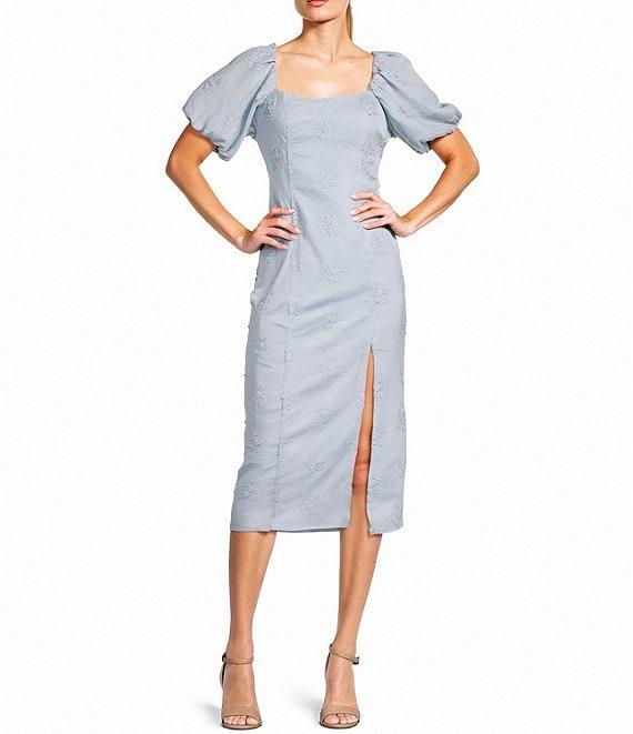 GB Floral Eyelet Midi Dress Product Image