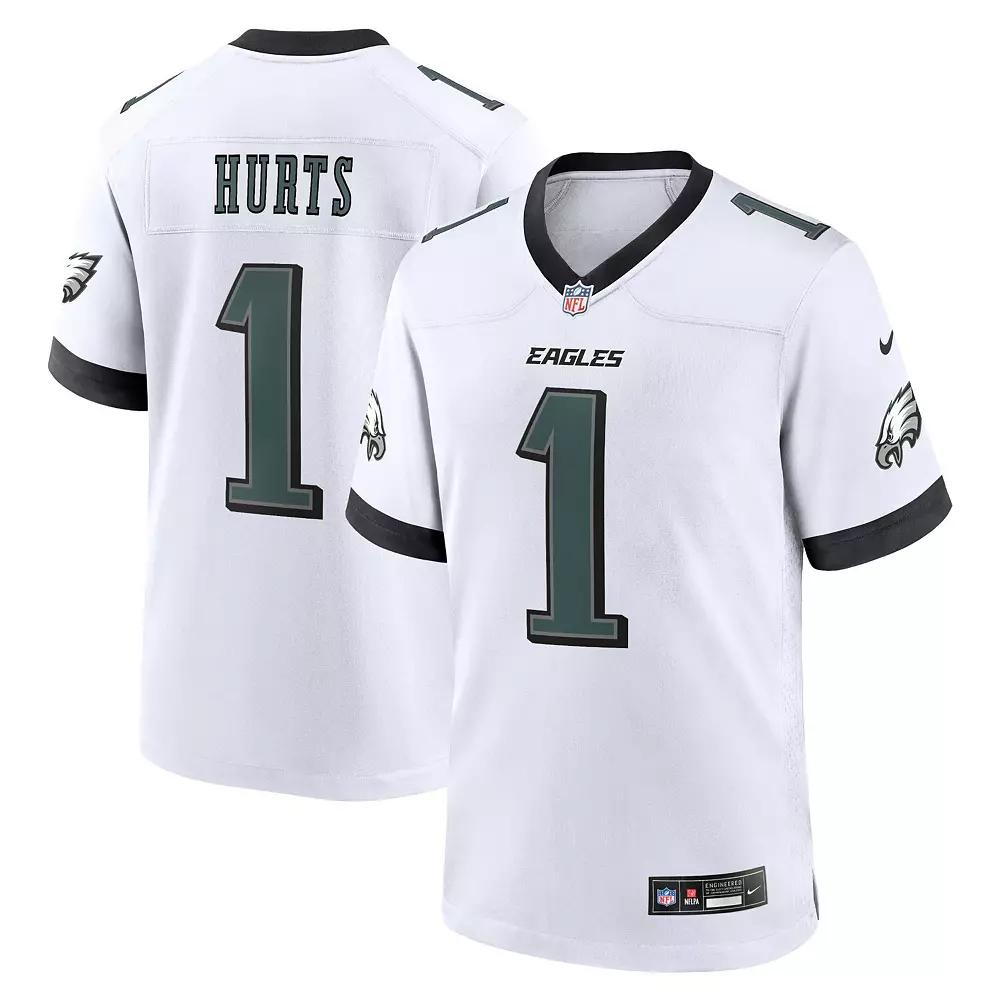 Men's Nike Jalen Hurts White Philadelphia Eagles White Game Jersey,  Product Image