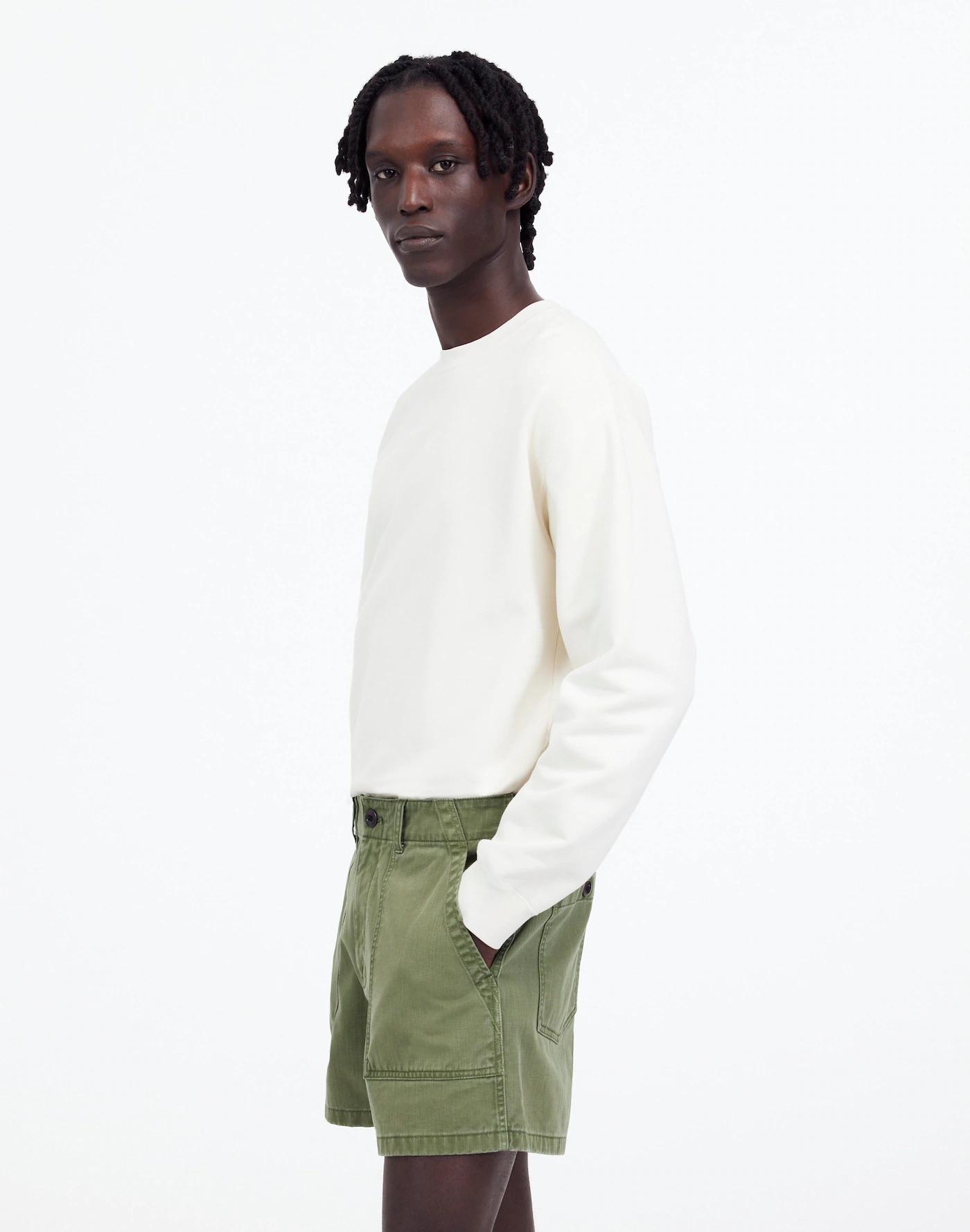 Fatigue Shorts in Garment-Dyed Cotton Twill Product Image