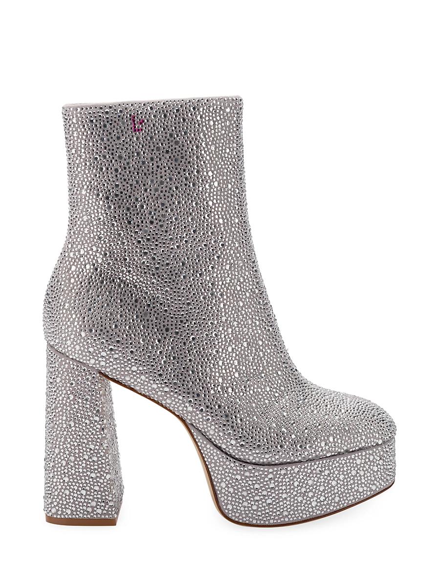 Womens Dolly Crystal Platform Boots Product Image