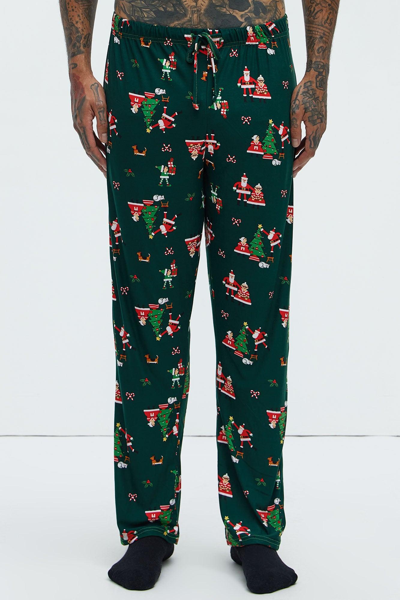 Dear Santa We Tried Holiday PJ Set - Black/combo Product Image