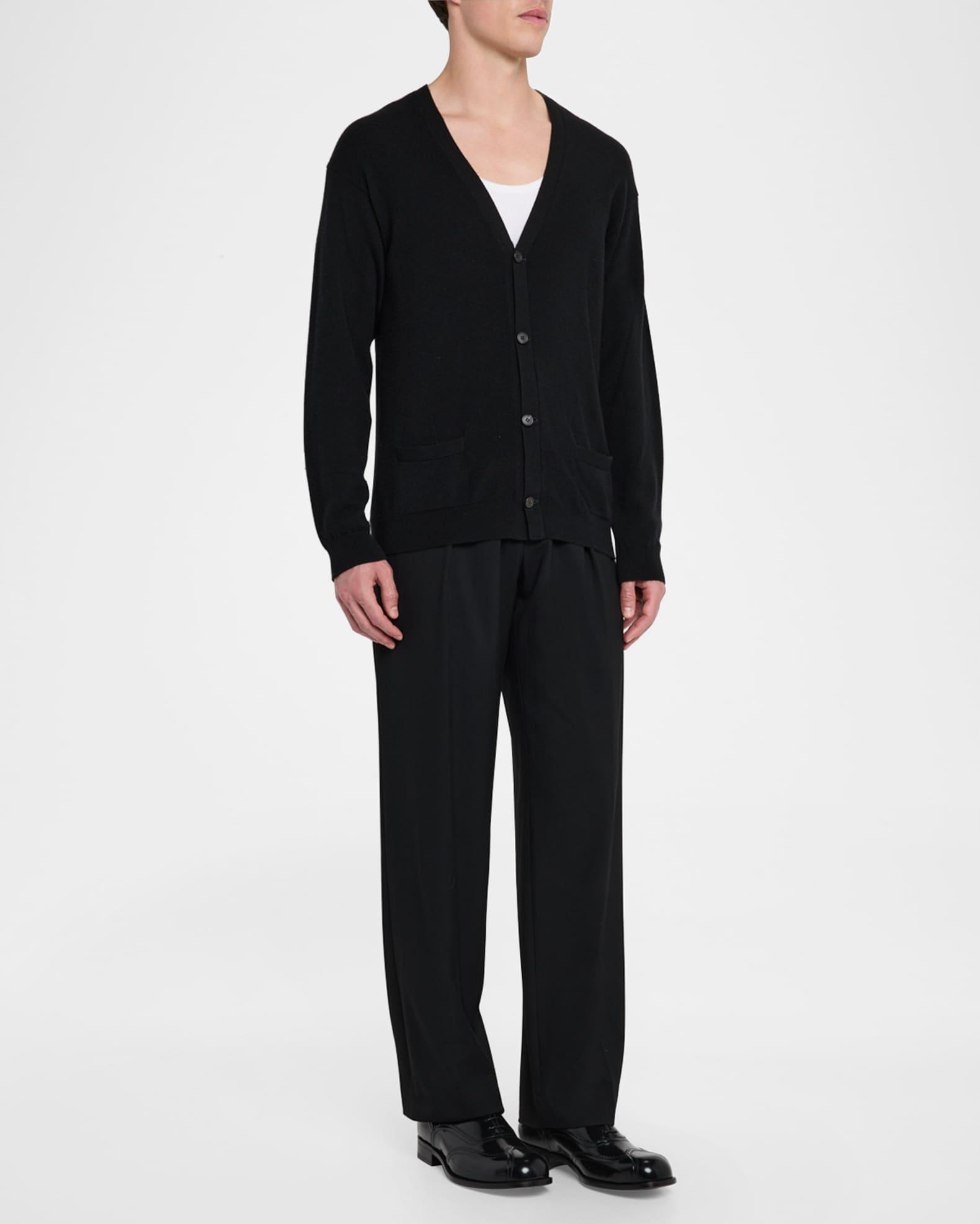 Men's Steel Wingtip Brogue Leather Derby Shoes Product Image