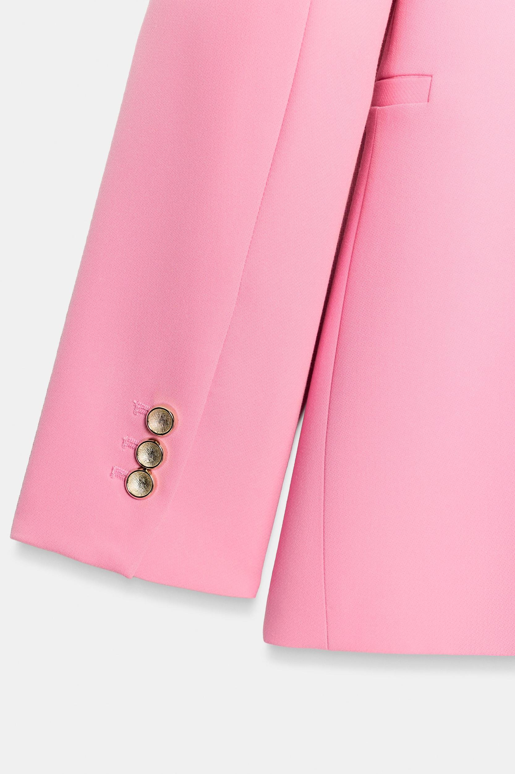 TAILORED BLAZER WITH NO LAPEL Product Image