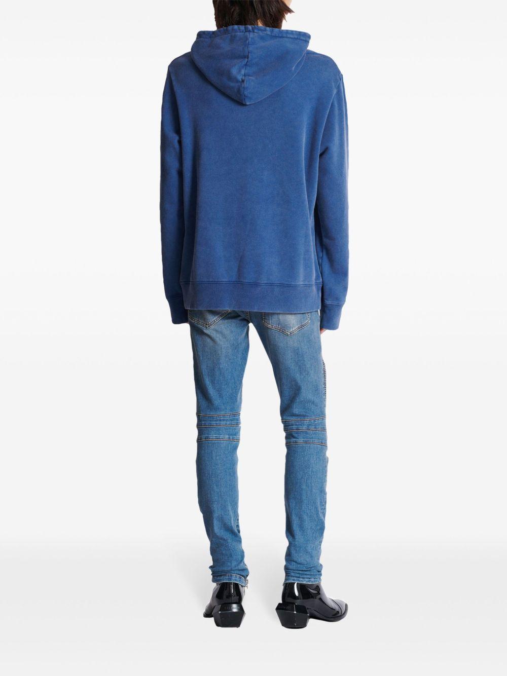 embroidered-logo hoodie Product Image