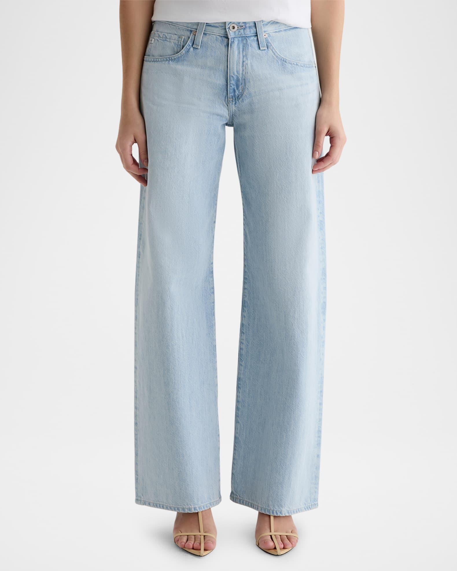 Adria Low-Rise Wide-Leg Jeans Product Image