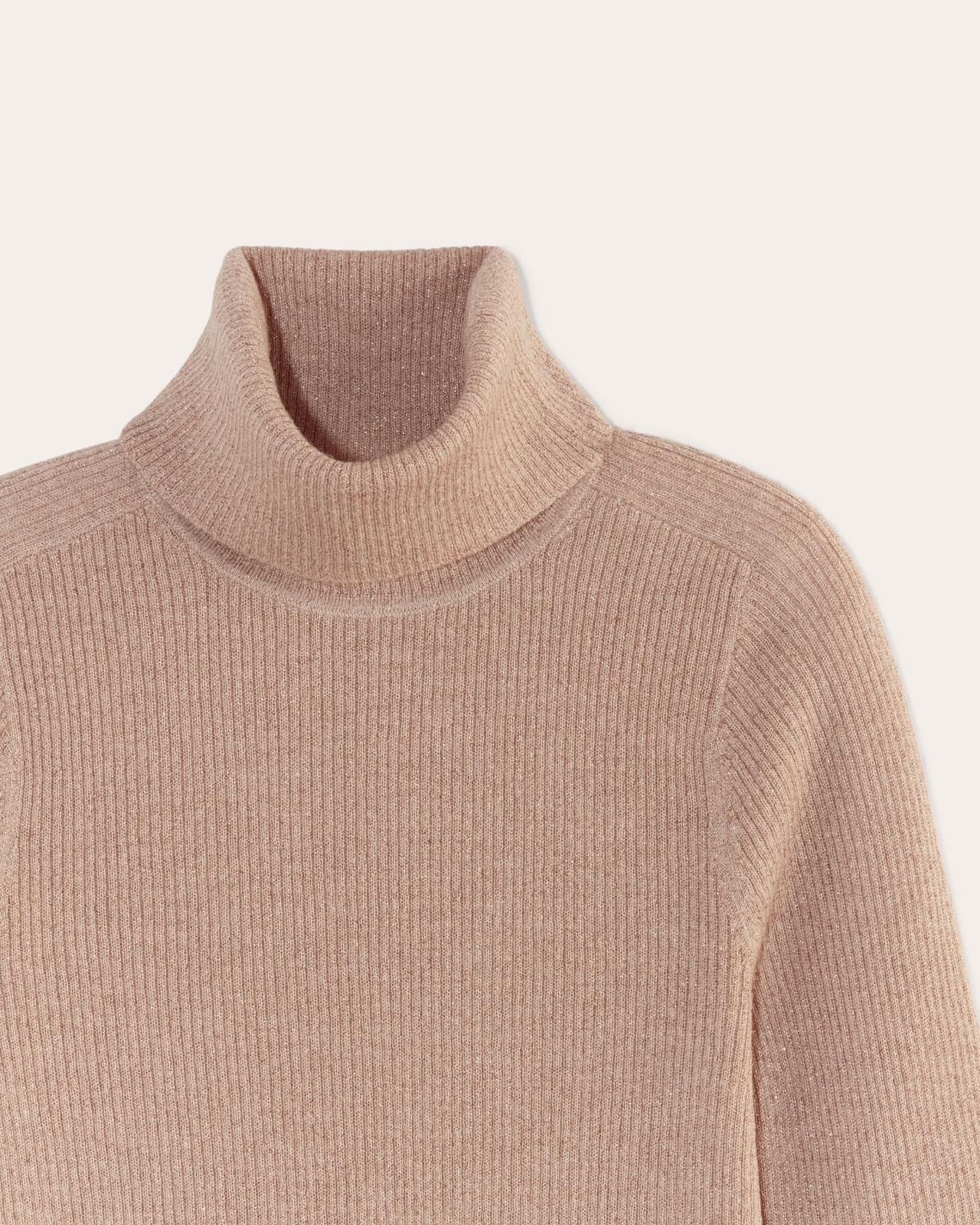 Womens Turtleneck in Lurex Merino Sweater by Everlane Product Image